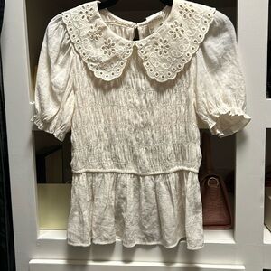 Peplum top from Dillards